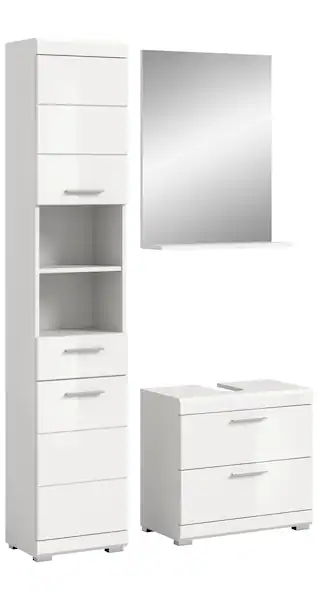 INOSIGN Badmöbel-Set »Siena, 3 teilig, bestehend aus:«, (Set), Hochschrank, günstig online kaufen