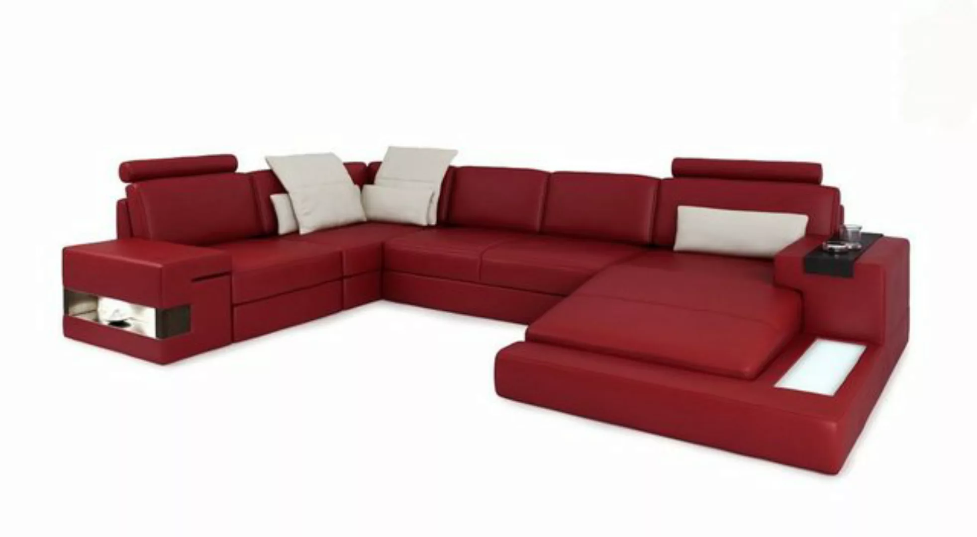 JVmoebel Ecksofa, U Form Sofa Couch Polster Wohnlandschaft Design Ecksofa L günstig online kaufen