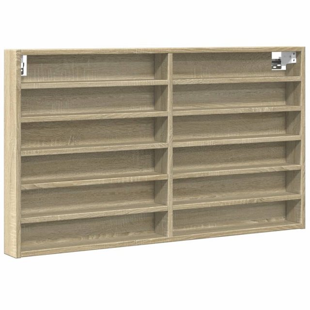 vidaXL Schrankmodule Vitrinenschrank Sonoma-Eiche 100x8,5x58 cm Holzwerksto günstig online kaufen