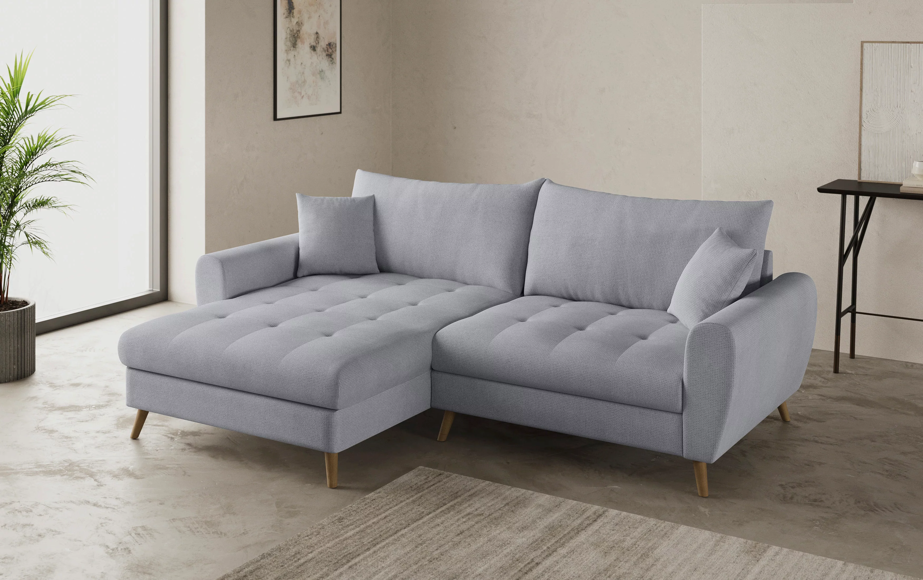 Mr. Couch Ecksofa "Blackburn II, L-Form", Mit Kaltschaumpolsterung bis 140 günstig online kaufen