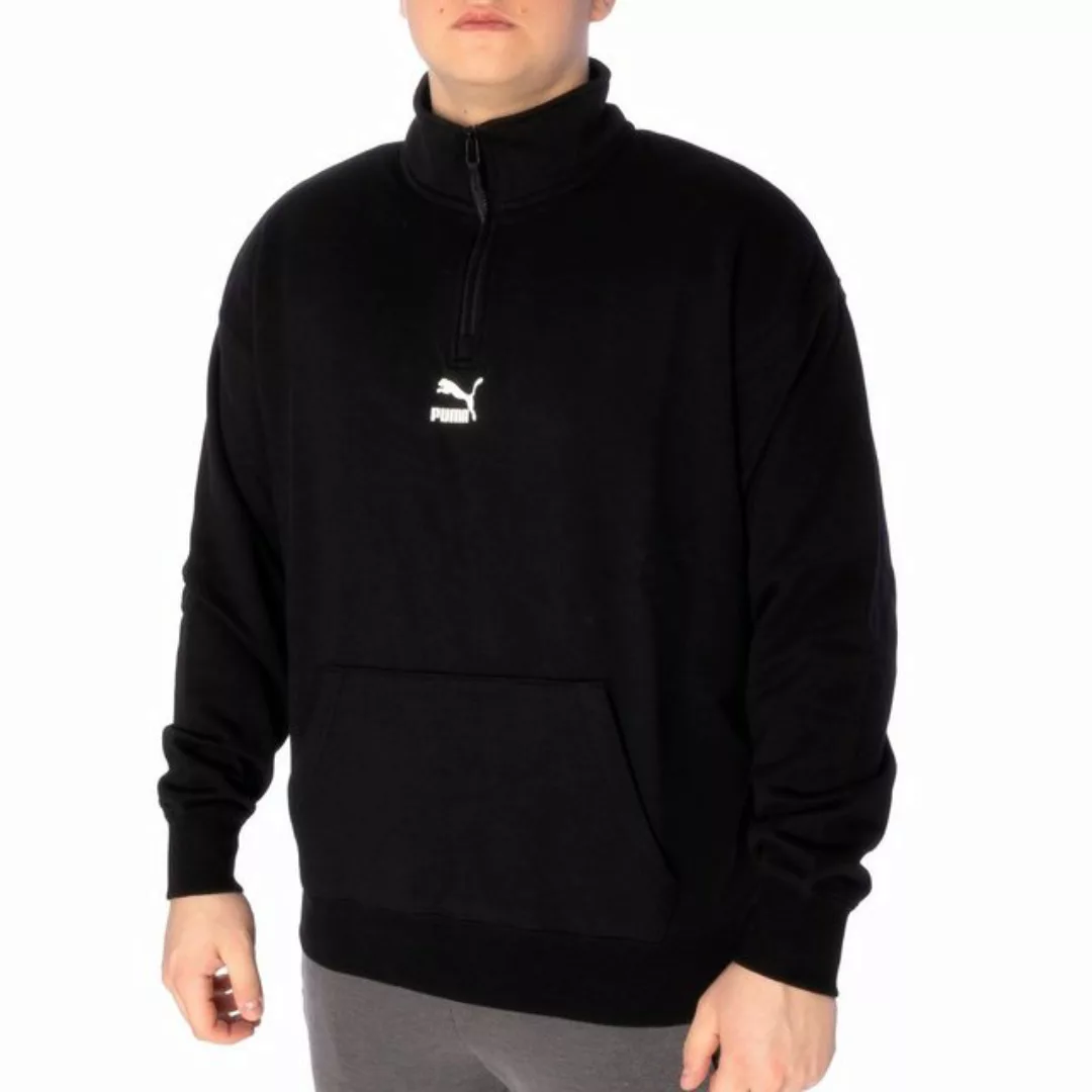 PUMA Sweatshirt Sweatshirt Puma Classic Half-Zip Crew TR Kängurutasche günstig online kaufen