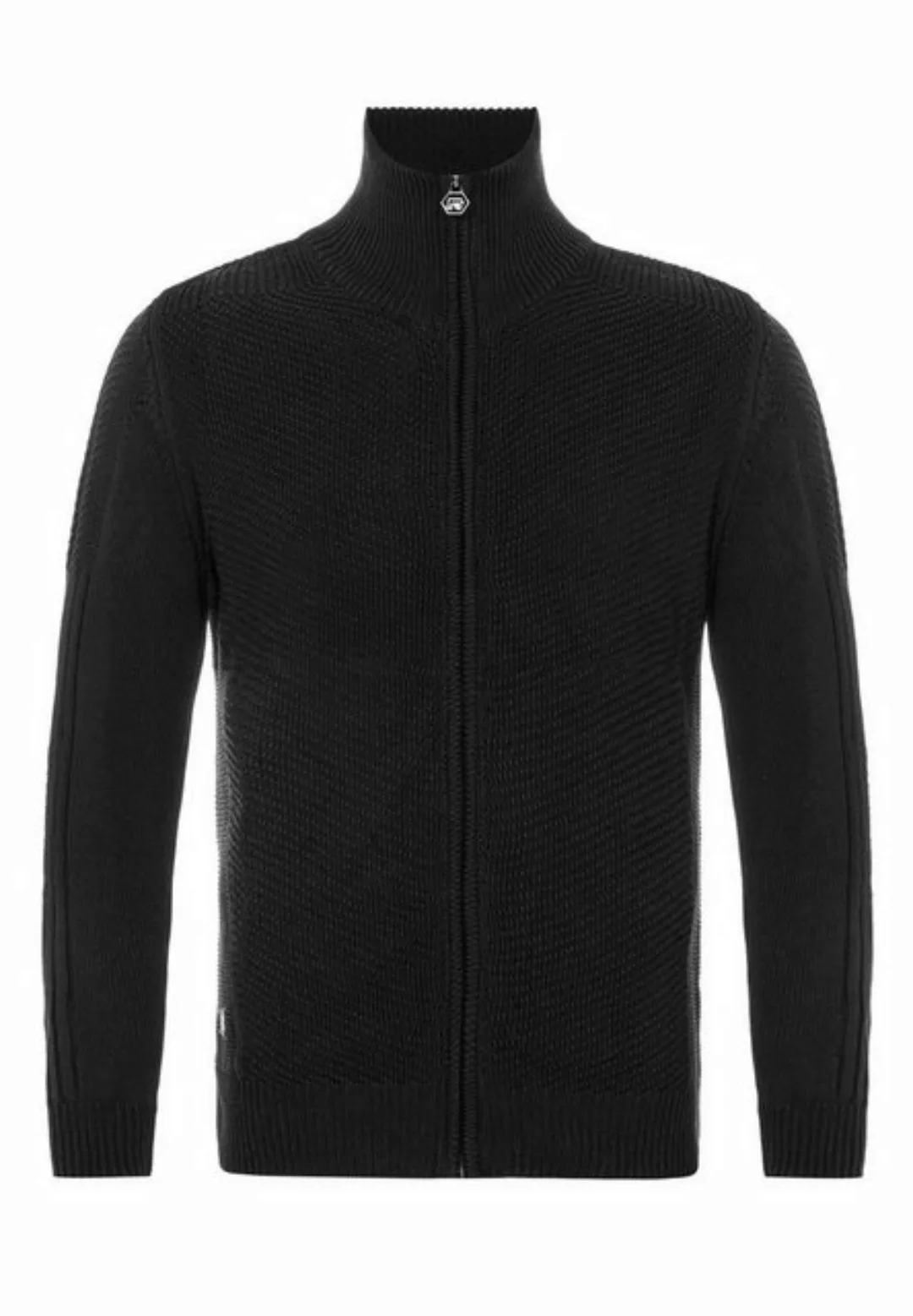 RedBridge Cardigan Herren Strickjacke Cardigan Schwarz L günstig online kaufen