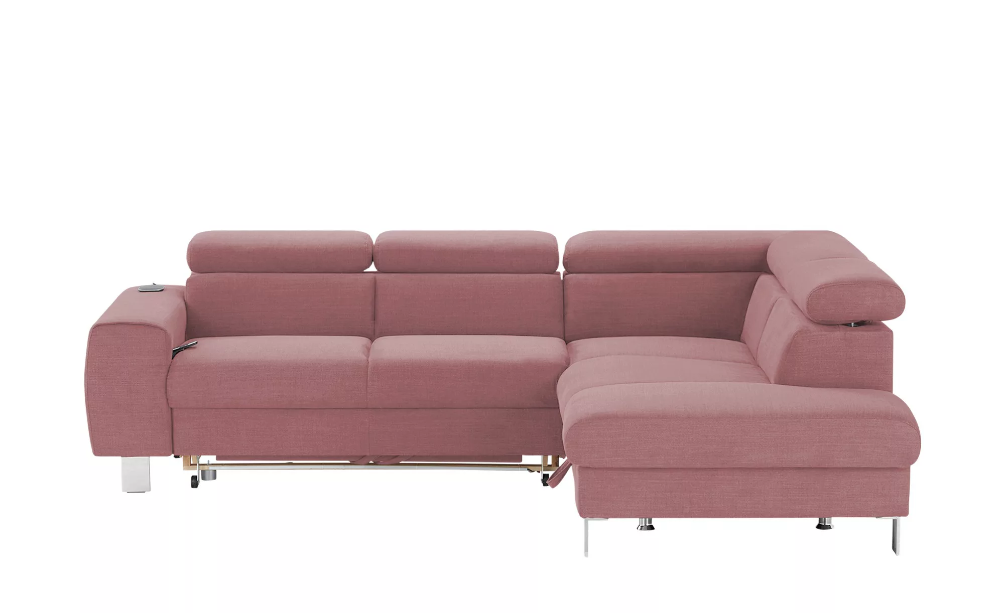 uno Ecksofa  Los Angeles - rosa/pink - 249 cm - 72 cm - Polstermöbel > Sofa günstig online kaufen