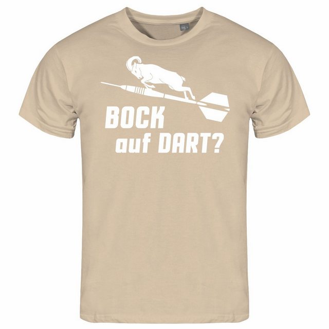 deinshirt Print-Shirt Herren T-Shirt Bock auf Dart Funshirt mit Motiv günstig online kaufen
