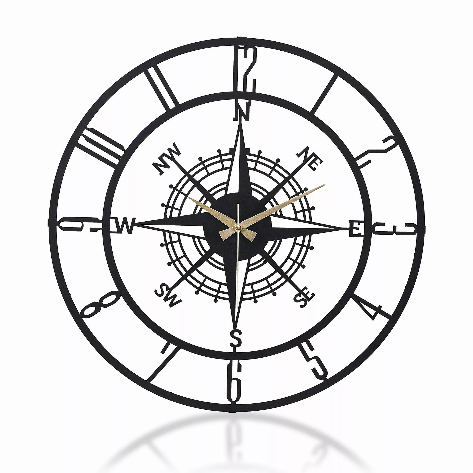 Wallity Wanduhr 100% METAL, 41 x günstig online kaufen
