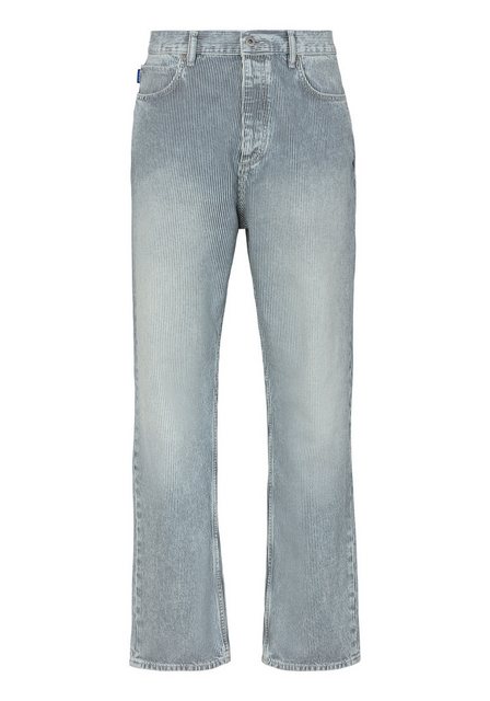 HUGO Blue Loose-fit-Jeans Nate in heller Waschung günstig online kaufen