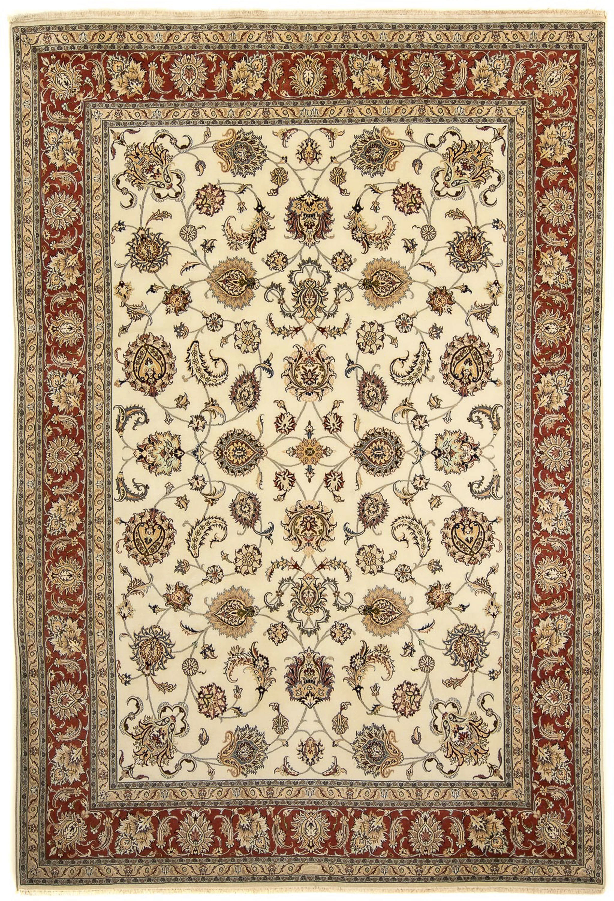 morgenland Orientteppich »Perser - Täbriz - Royal - 363 x 245 cm - beige«, günstig online kaufen