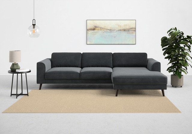 TRENDMANUFAKTUR Ecksofa "Lumber Jack, elegantes Designsofa, zeitlos modern, günstig online kaufen