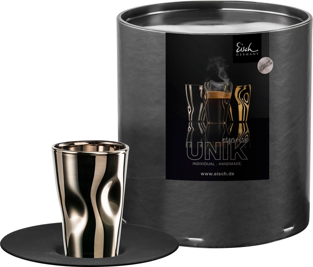 Eisch Germany Espressoglas »UNIK«, (Set, 2 tlg., Espressoglas mit Untertass günstig online kaufen