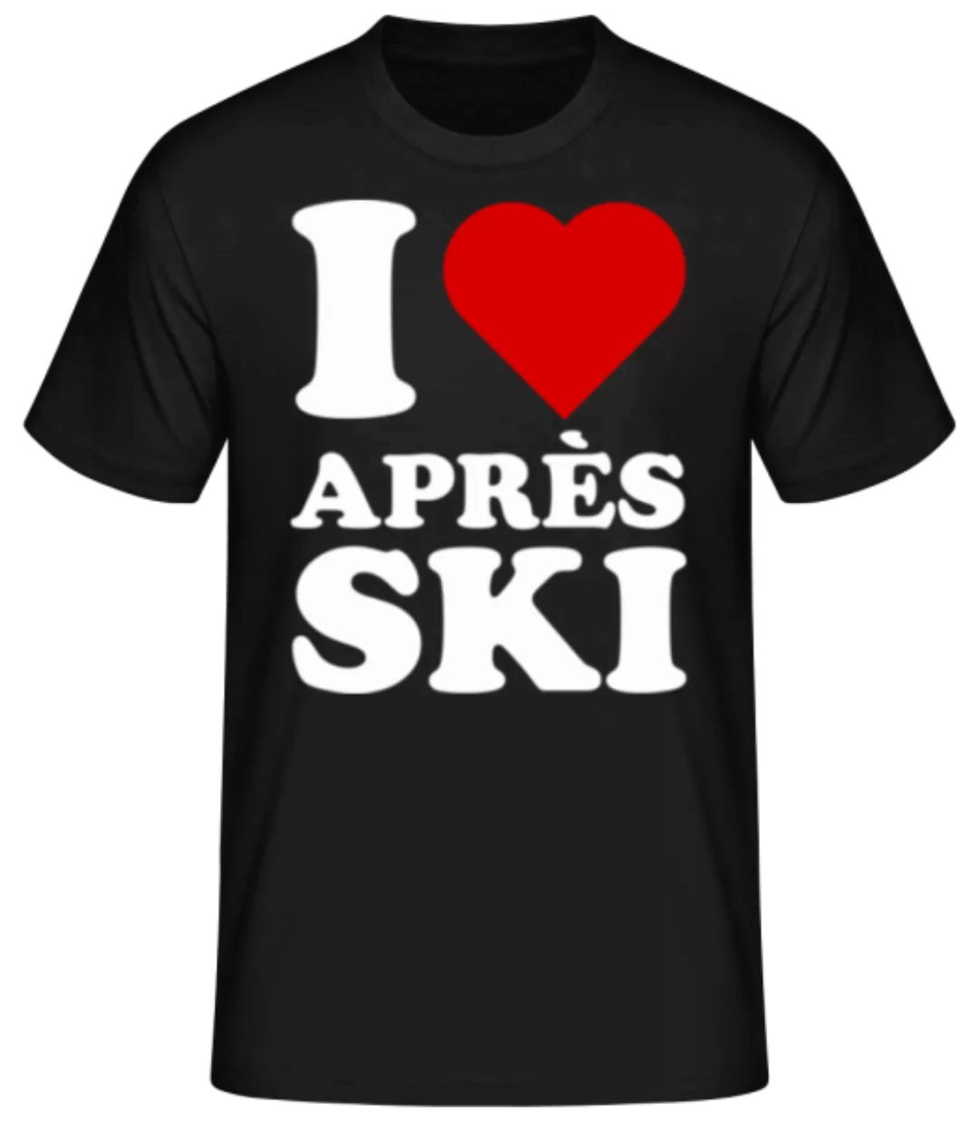 I Love Après Ski · Männer Basic T-Shirt günstig online kaufen