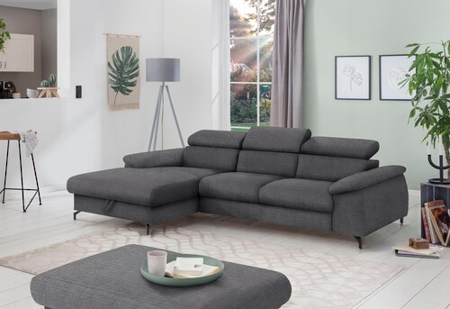 COTTA Polstergarnitur »Komaris L-Form«, (Set), Set bestehend aus: Ecksofa m günstig online kaufen