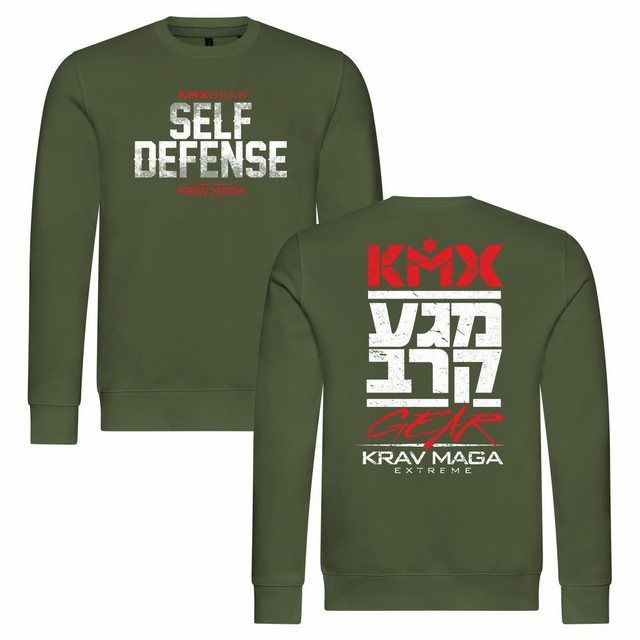 deinshirt Rundhalspullover Herren Sweatshirt Krav Maga self defense Mit Pri günstig online kaufen