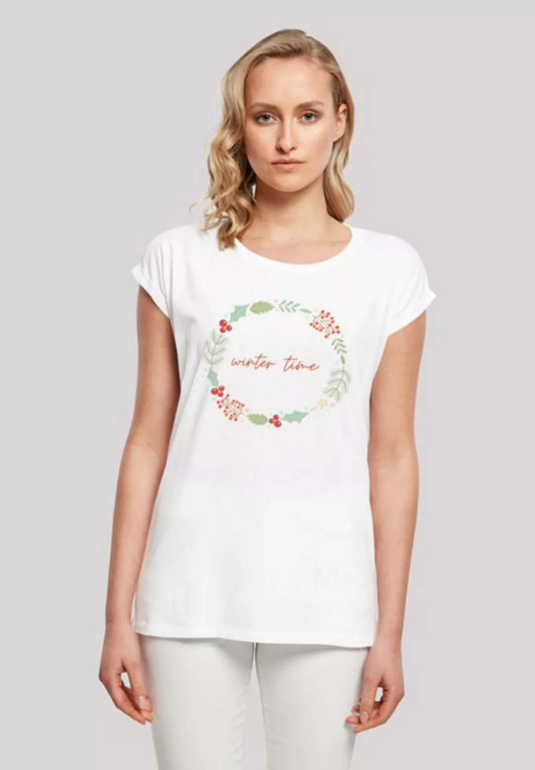 F4NT4STIC T-Shirt Winter Time Print günstig online kaufen