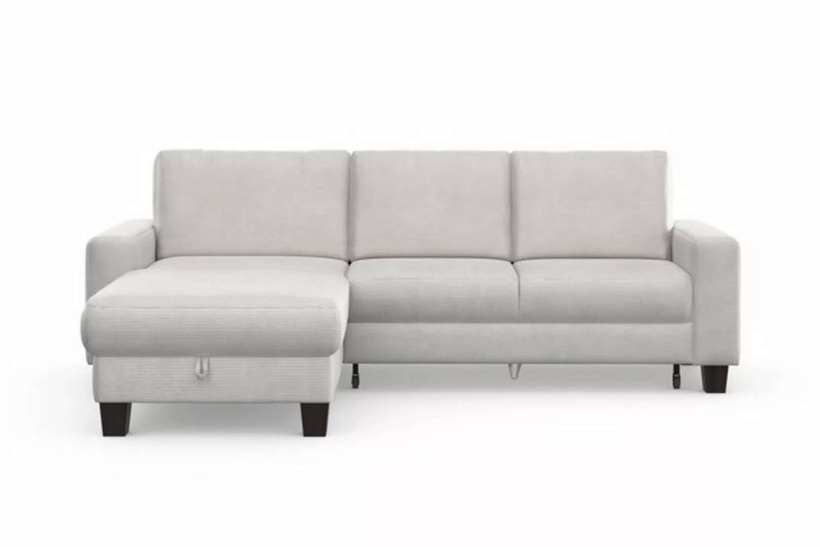 Home affaire Ecksofa "Summer L-Form", mit Recamiere, mit oder ohne Bettfunk günstig online kaufen