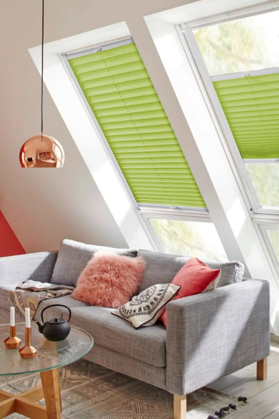 sunlines Dachfensterplissee »StartUp Style Crepe«, Lichtschutz, verspannt, günstig online kaufen