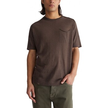 Liu Jo  T-Shirts & Poloshirts Girolino Braunes Leinen-T-Shirt günstig online kaufen