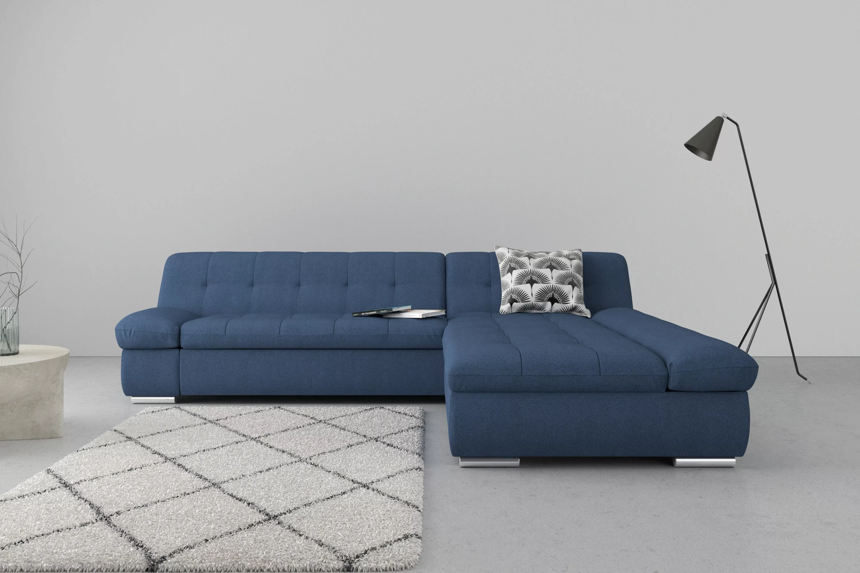 DOMO collection Ecksofa "Mona L-Form", wahlweise mit Bettfunktion günstig online kaufen