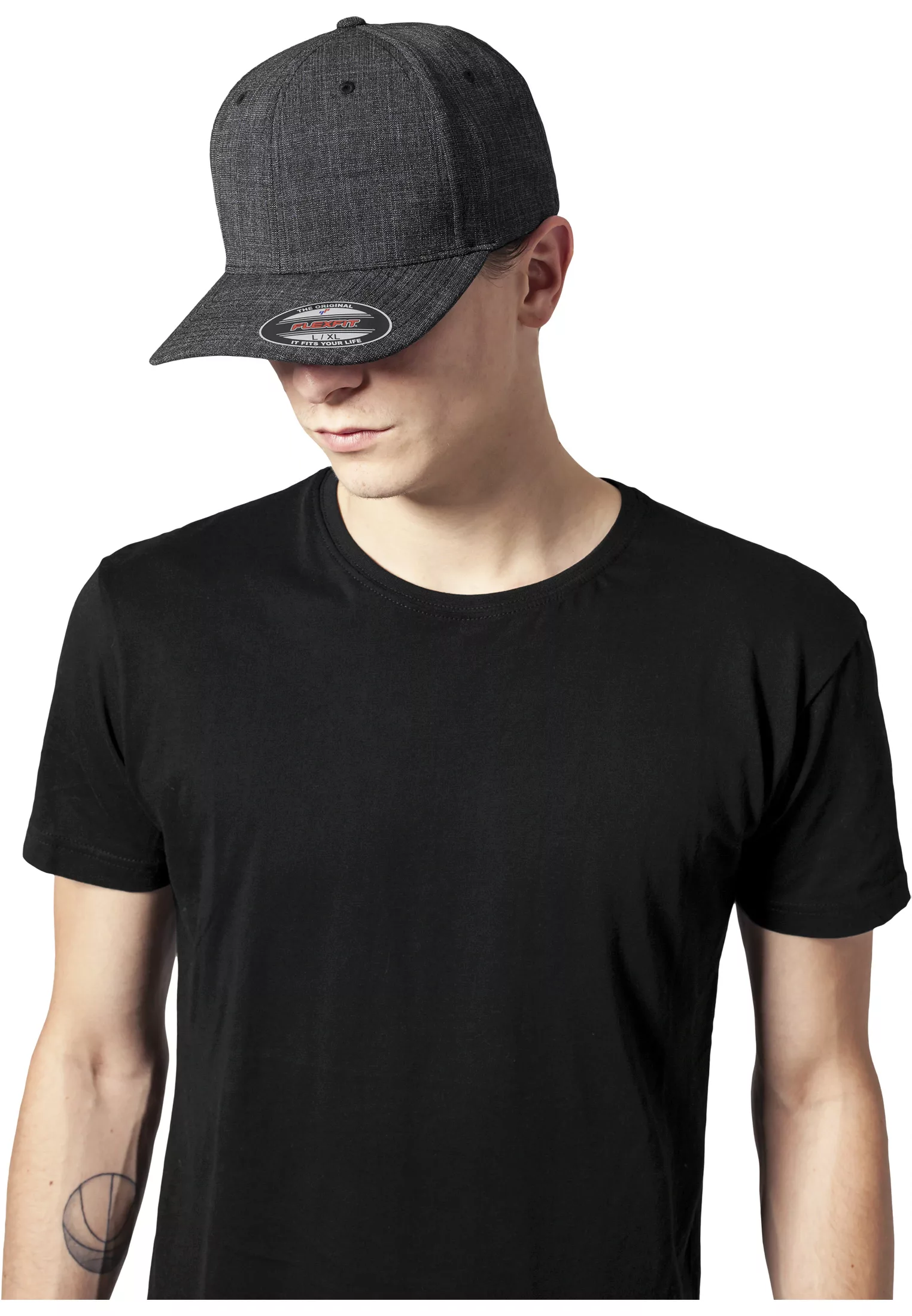 Flexfit Flex Cap "Flexfit Accessoires Fine Melange Flexfit" günstig online kaufen