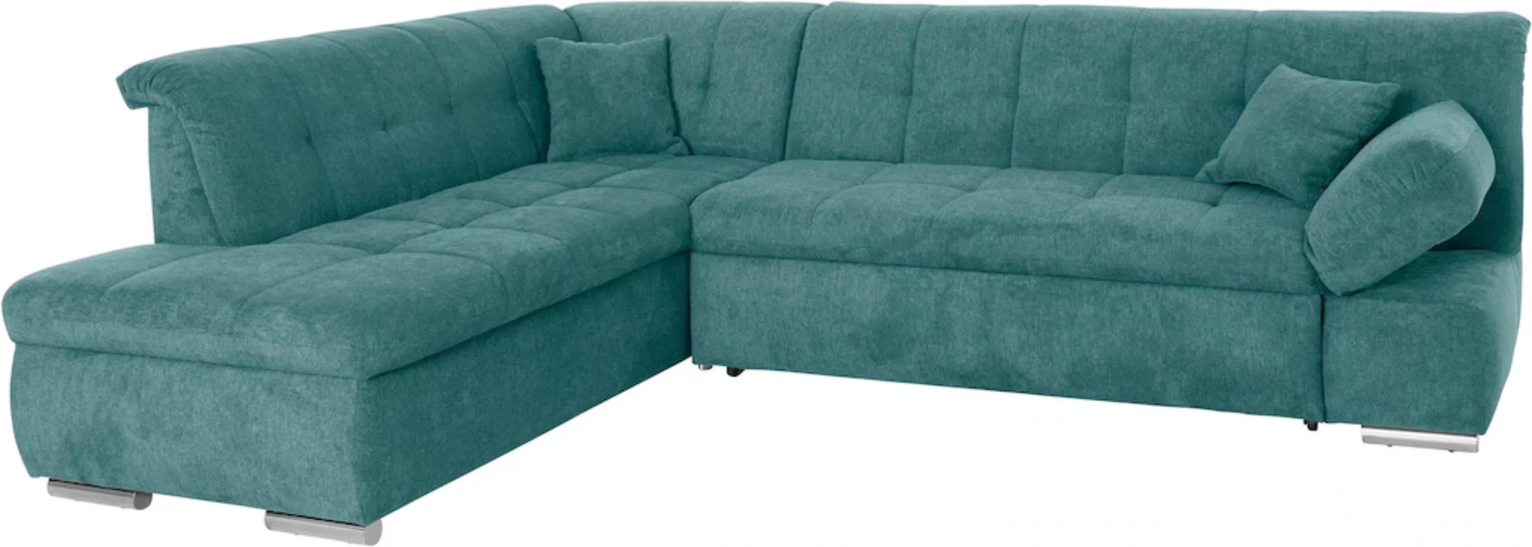 DOMO collection Ecksofa »Mona L-Form«, wahlweise mit Bett- und Armlehnfunkt günstig online kaufen