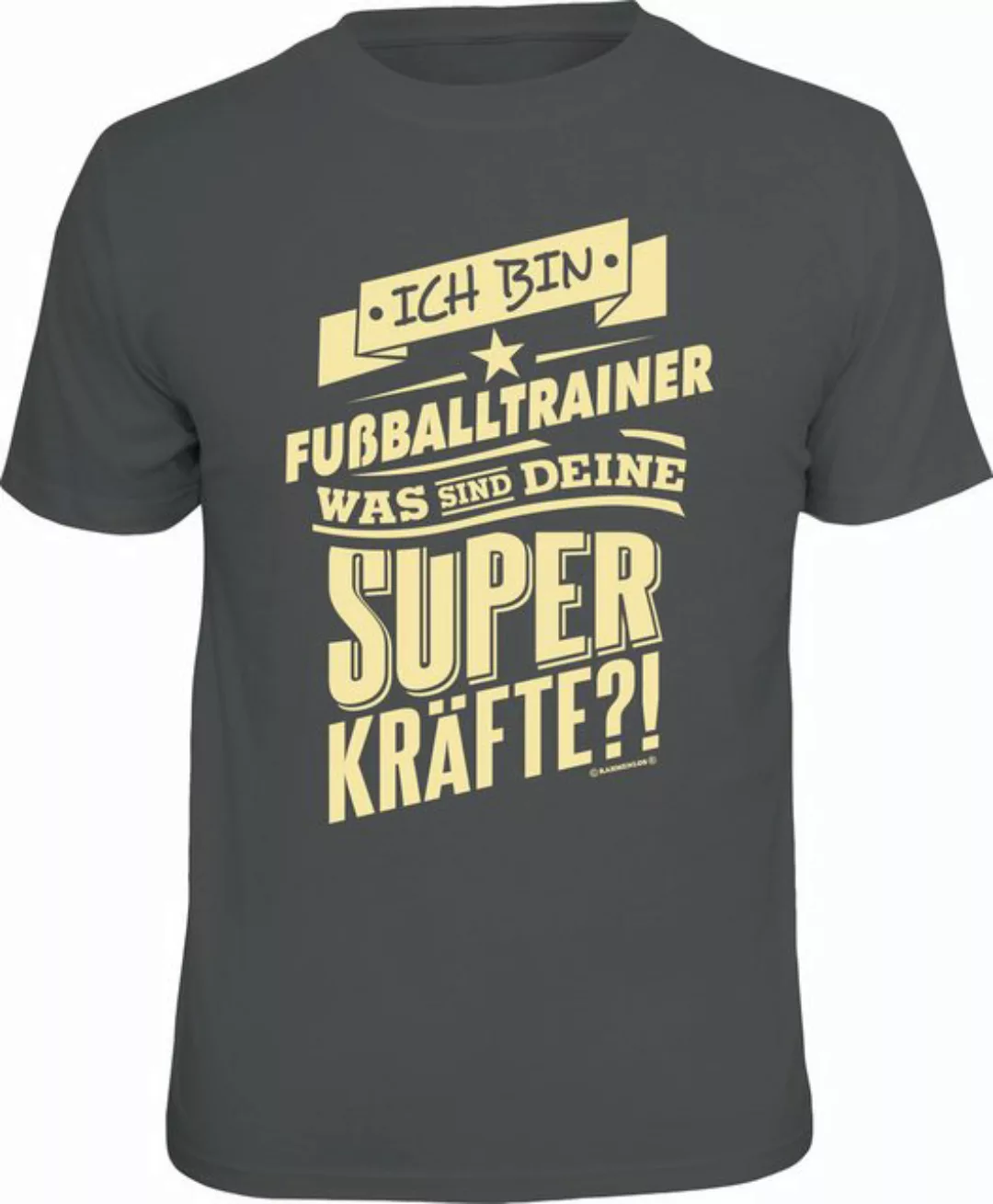 RAHMENLOS® T-Shirt für Fußballtrainer: was sind deine Superkräfte? günstig online kaufen