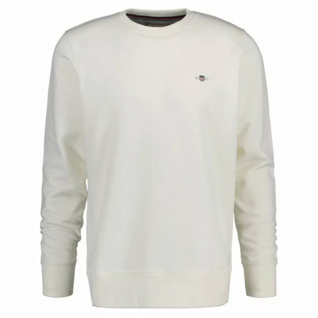 Gant Sweatshirt REG SHIELD C-NECK SWEAT mit Logostickerei auf der Brust günstig online kaufen