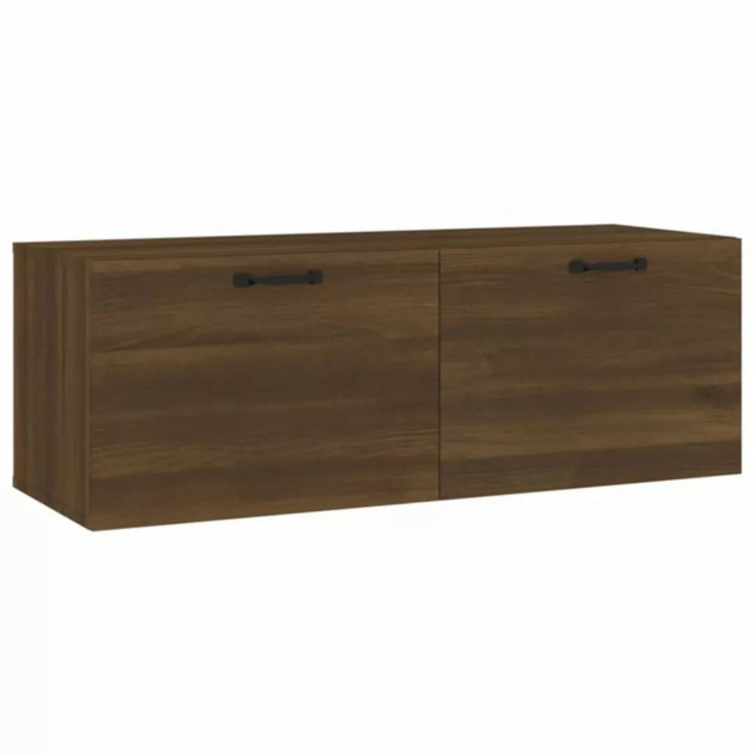 vidaXL Hängeschrank Hängeschrank Wandschrank Braun Eichen-Optik 100x36,5x35 günstig online kaufen