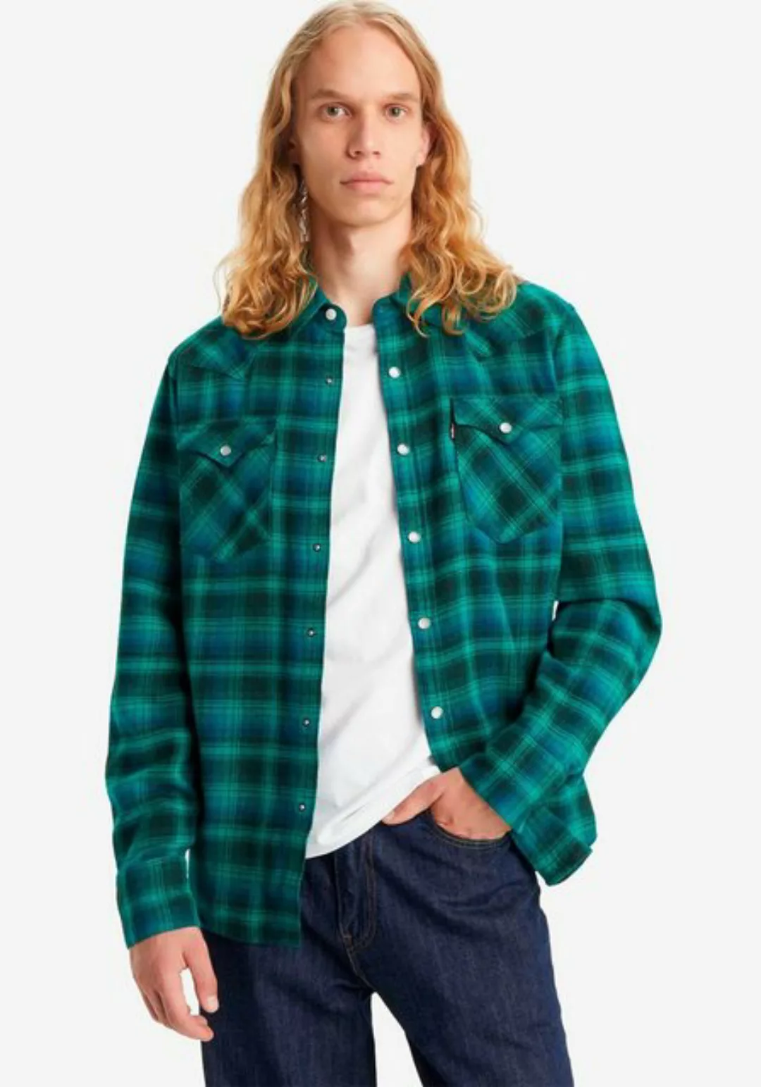 Levi's® Flanellhemd BARSTOW WESTERN STANDARD in verschiedenen Karo-Dessins günstig online kaufen