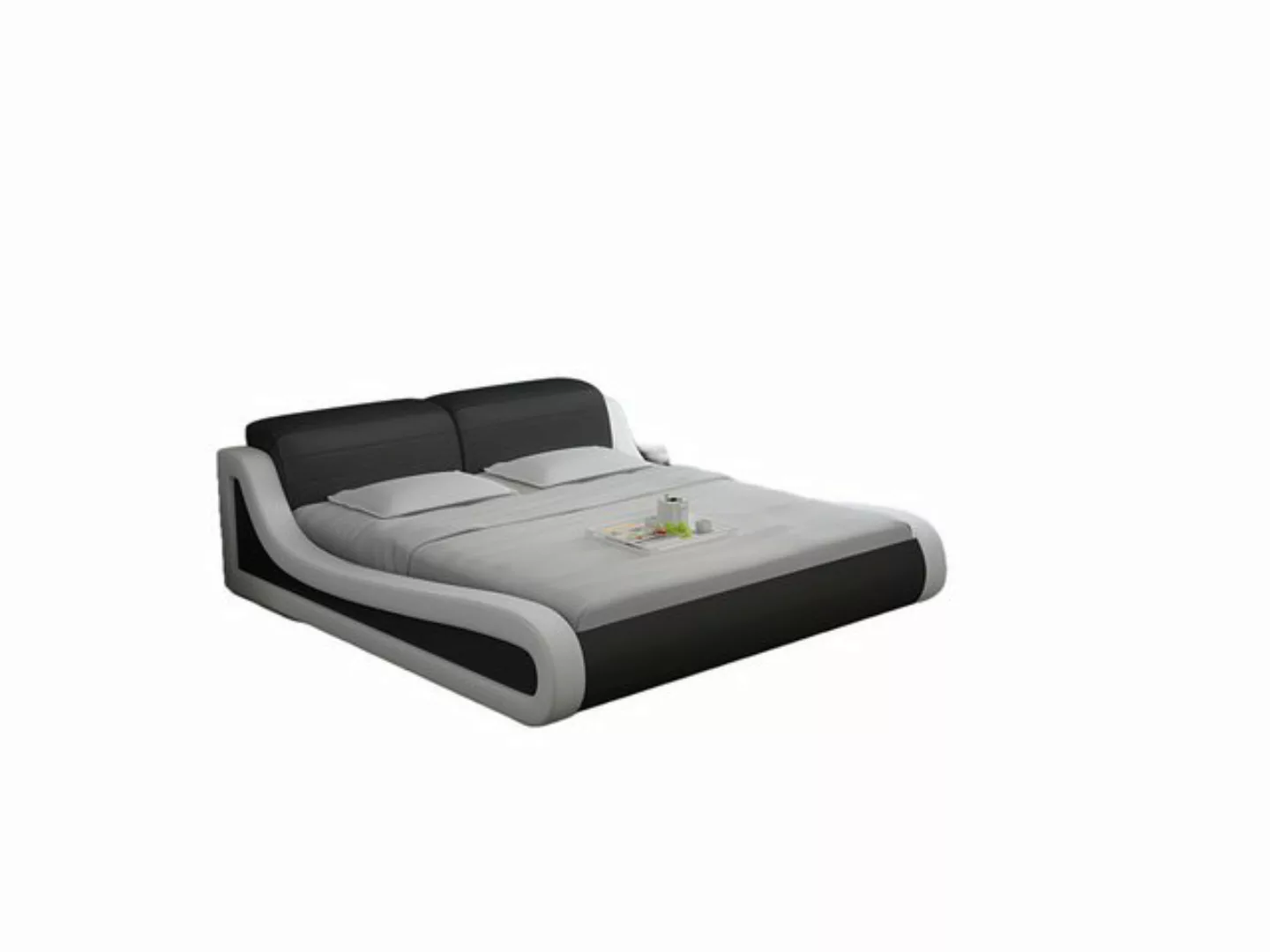 Xlmoebel Bett Wasserbett Hotel Doppelbett Set mit Lederbezug und Polsterung günstig online kaufen