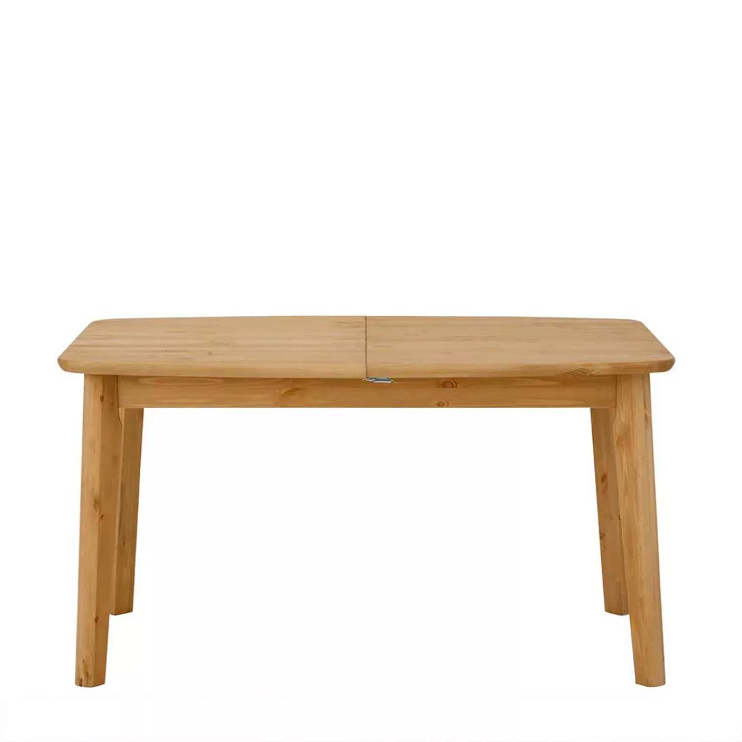 Ausziehbarer Holztisch aus Kiefer Massivholz Landhausstil günstig online kaufen