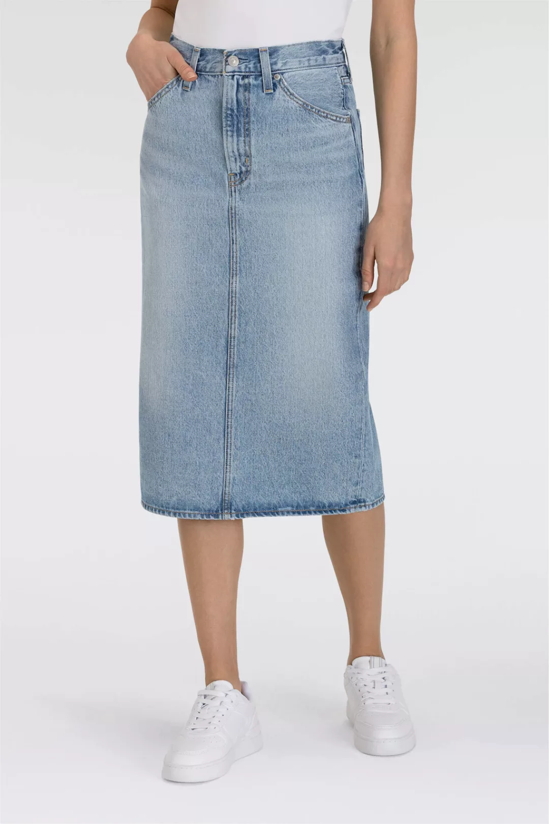 Levis Jeansrock "HR BACK SLIT SKIR", mit Schlitz hinten günstig online kaufen