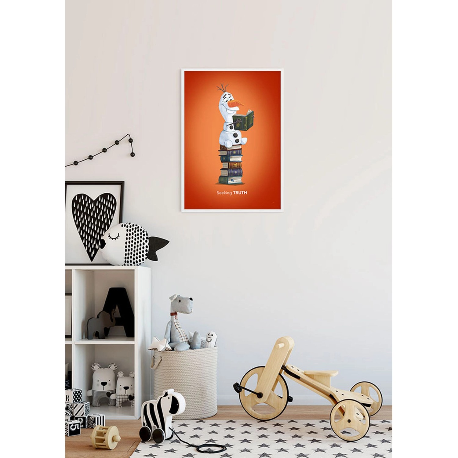 Disney Poster Frozen Olaf Orange 50 x 70 cm 610151 günstig online kaufen