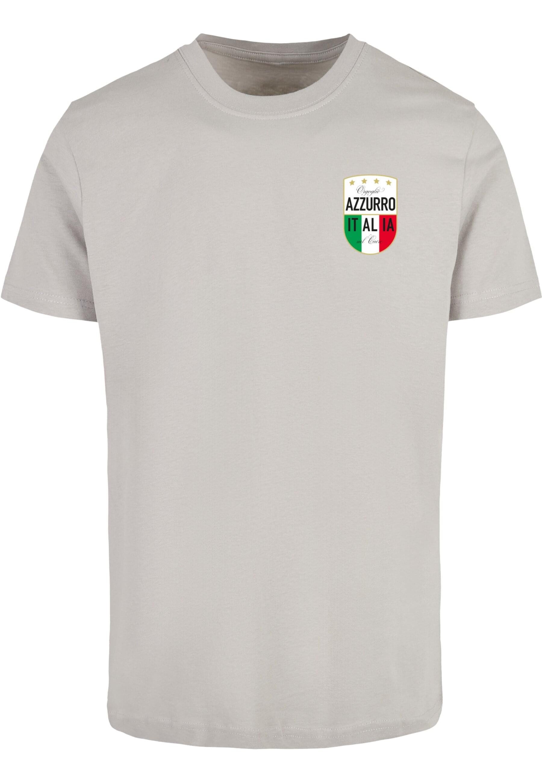 MisterTee T-Shirt "MisterTee Azurro Italia Crest Tee", (1 tlg.) günstig online kaufen