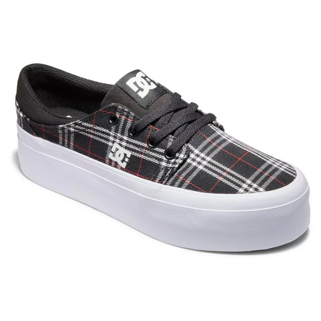 Dc Shoes Trase Platform Sportschuhe EU 36 Black / Plaid günstig online kaufen