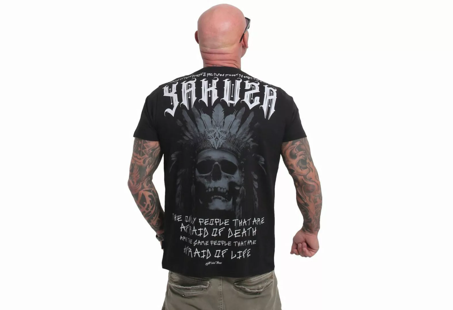 YAKUZA T-Shirt Afraid Of Life günstig online kaufen