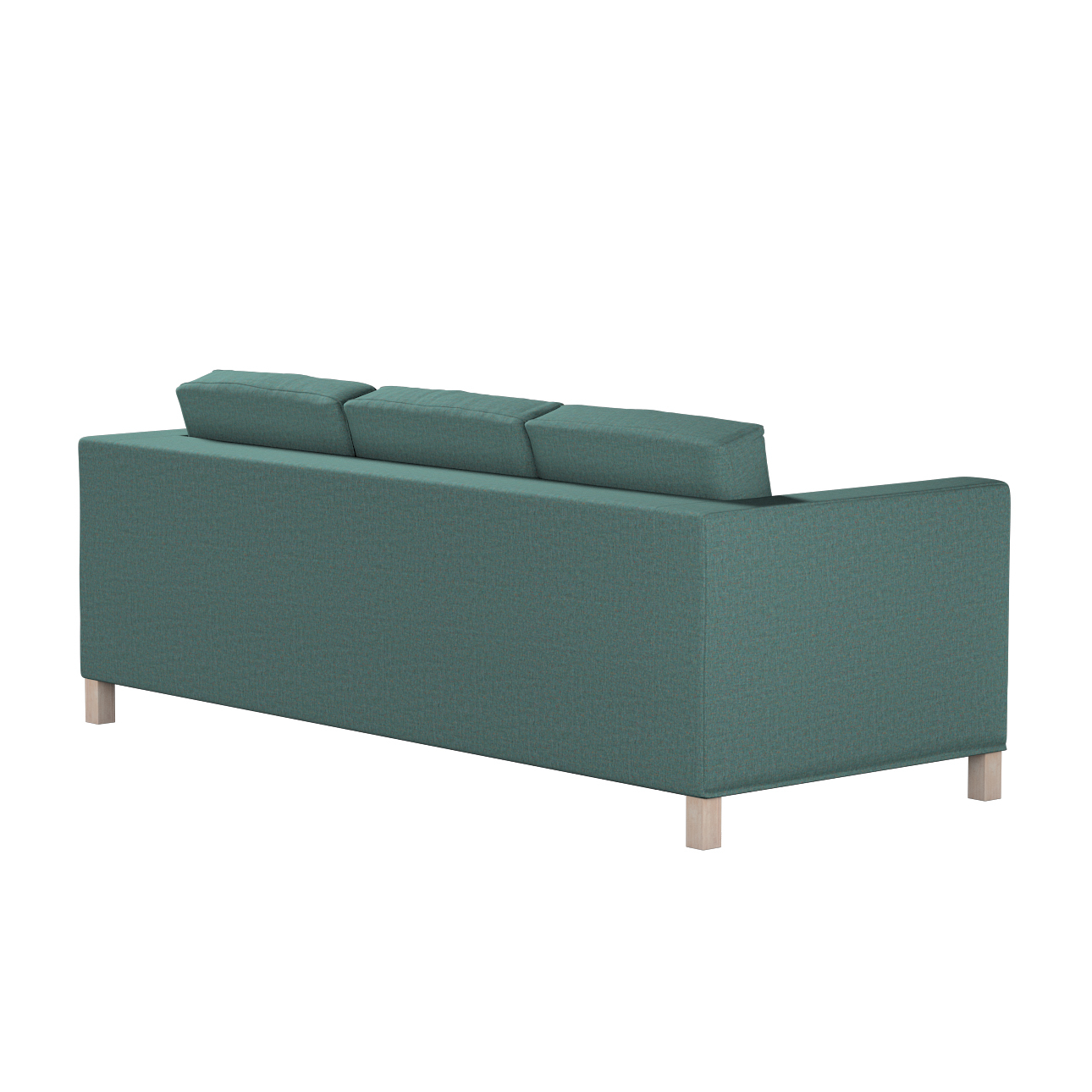 Bezug für Karlanda 3-Sitzer Sofa nicht ausklappbar, kurz, türkis, Bezug für günstig online kaufen