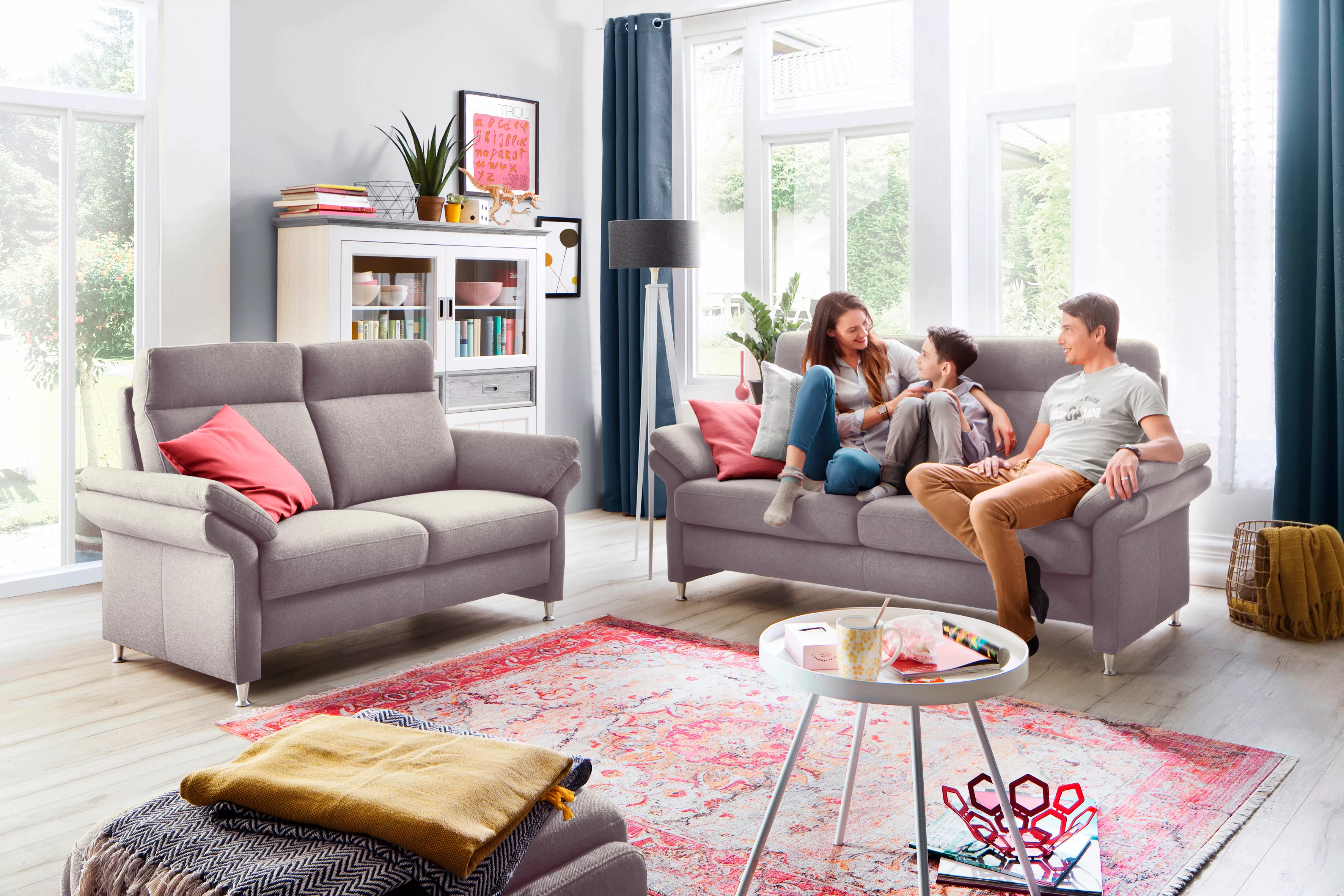 Home affaire 3-Sitzer "Mailand", mit komfortablem Federkern-Sitz, wahlweise günstig online kaufen