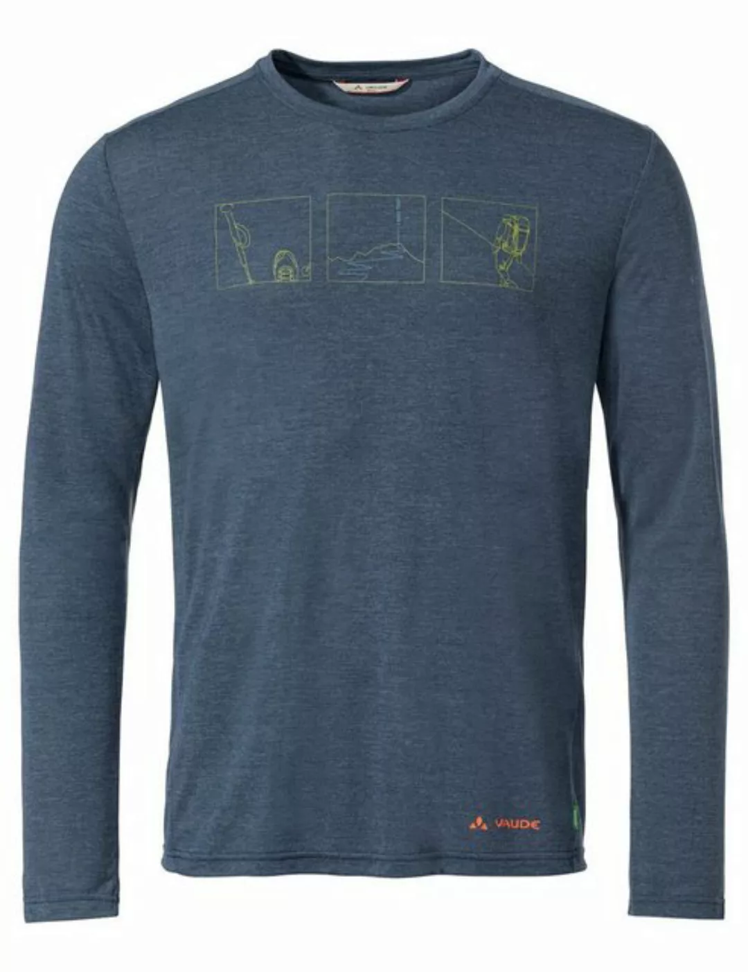 VAUDE T-Shirt Men's Rosemoor LS T-Shirt III (1-tlg) Green Shape günstig online kaufen