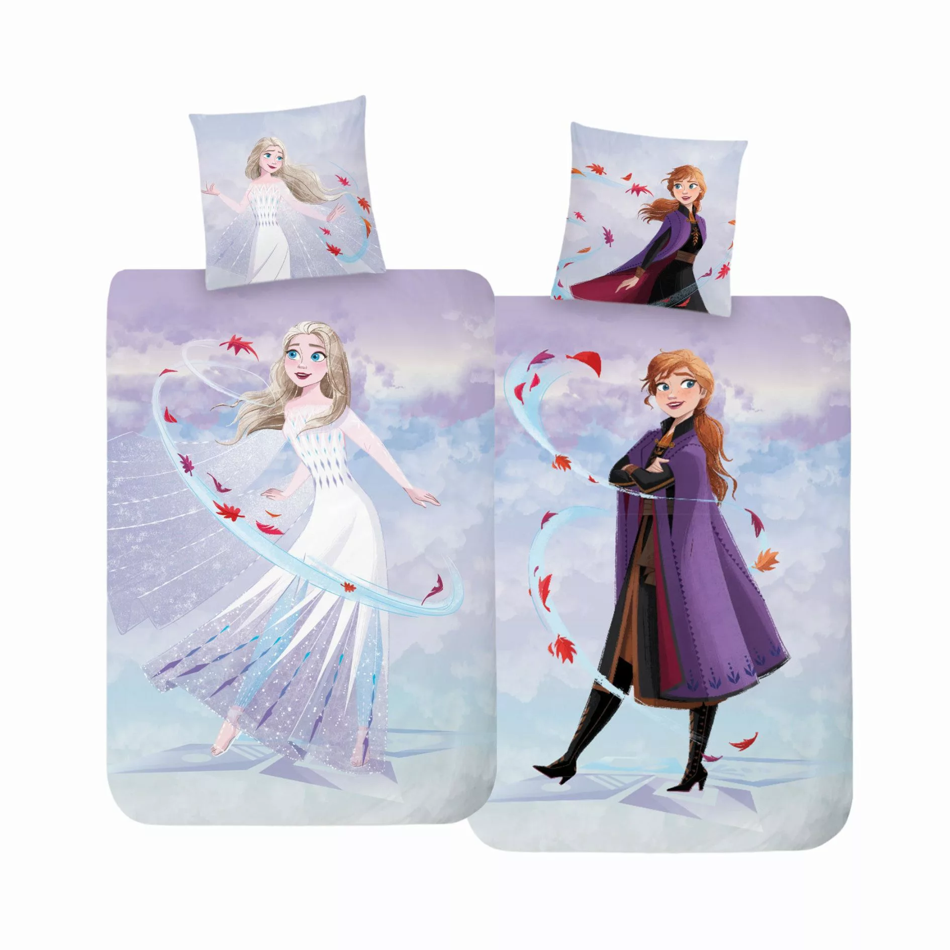 MTOnlinehandel Bettwäsche Frozen Die Eiskönigin 135x200+80x80 günstig online kaufen