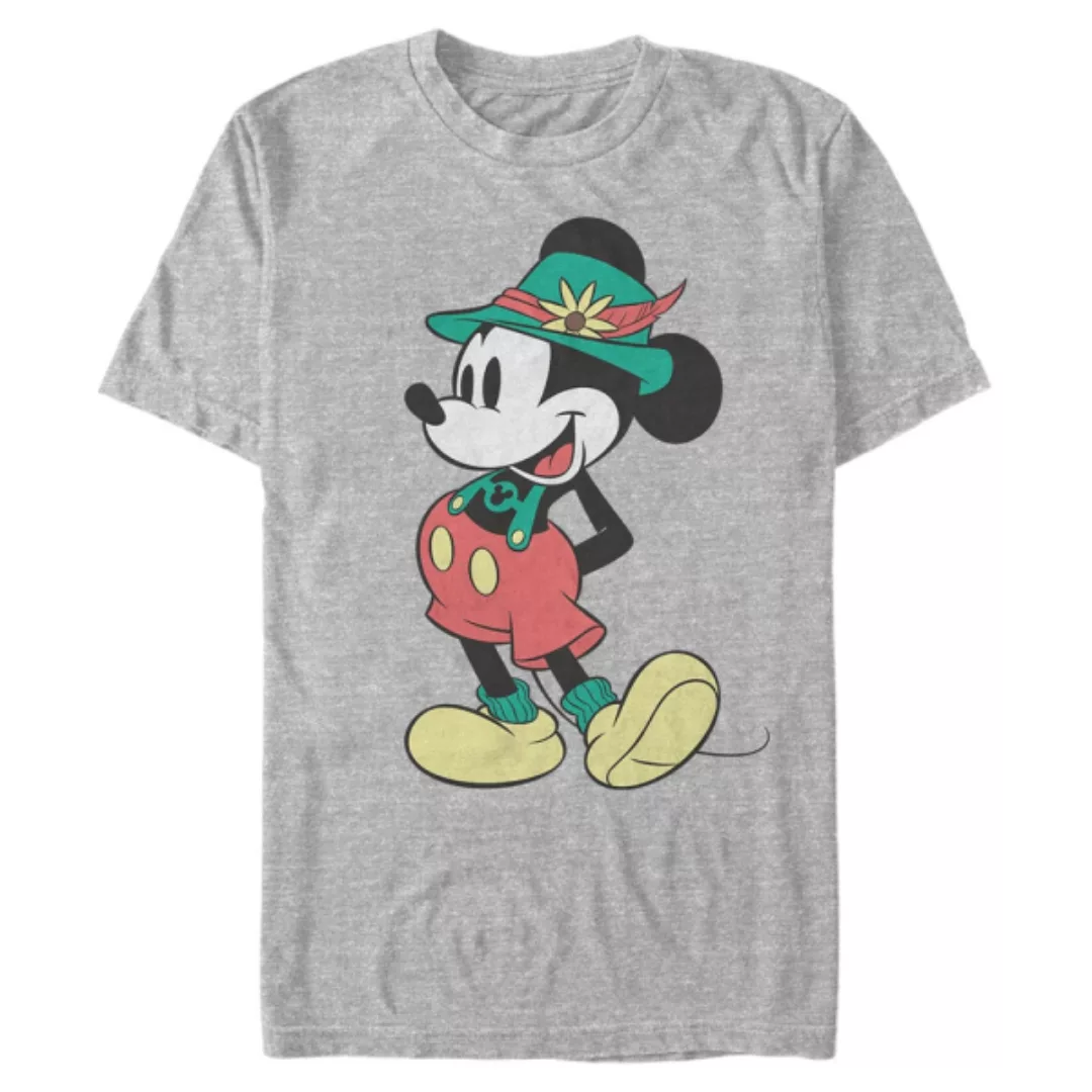 Disney - Micky Maus - Micky Maus Lederhosen Basics - Männer T-Shirt günstig online kaufen