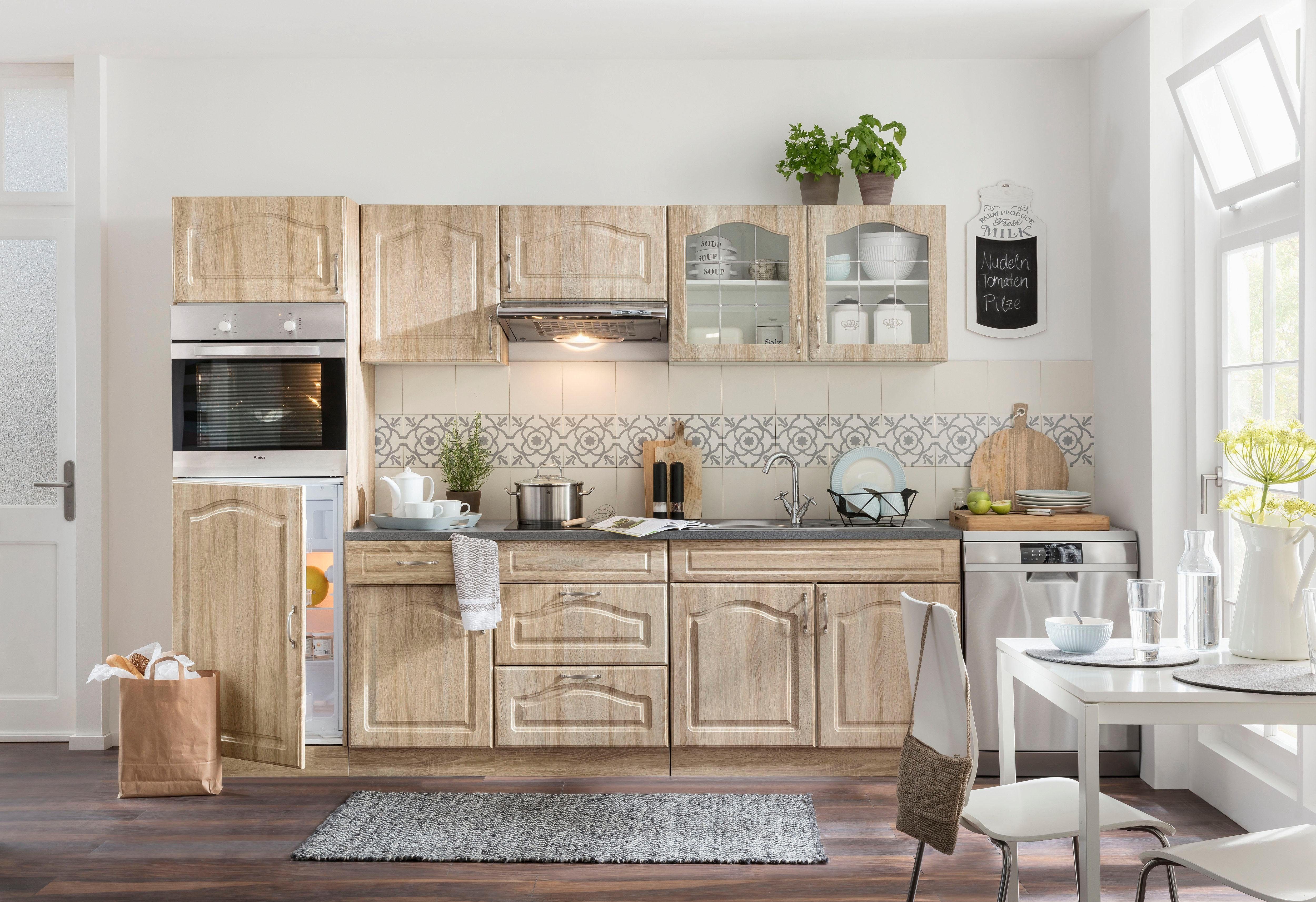 wiho Küchen Spülenschrank "Linz", 100 cm breit, in Landhaus-Optik günstig online kaufen