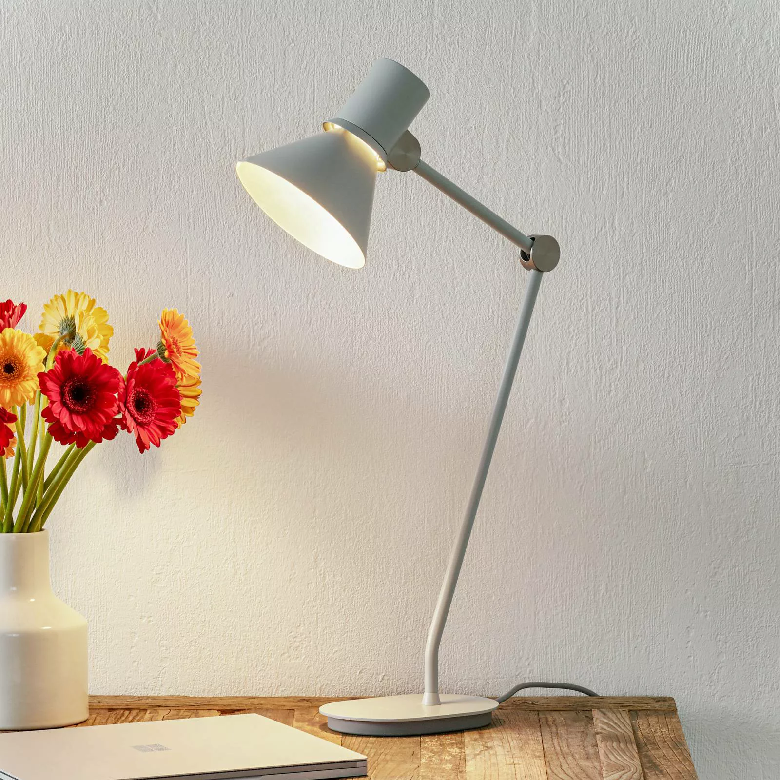 Anglepoise Type 80 Tischlampe, nebelgrau günstig online kaufen