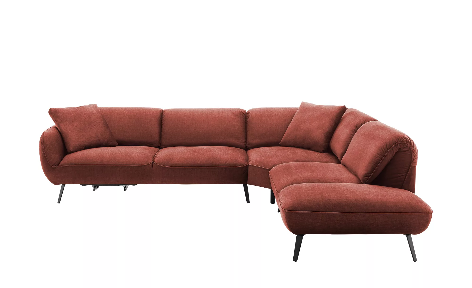 medium Ecksofa  Ventus ¦ rot ¦ Maße (cm): B: 304 T: 246 Polstermöbel > Sofa günstig online kaufen