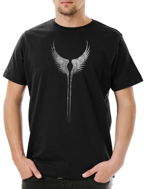 Urban Backwoods Print-Shirt Valkyrie Wings Herren T-Shirt Walküren Flügel W günstig online kaufen