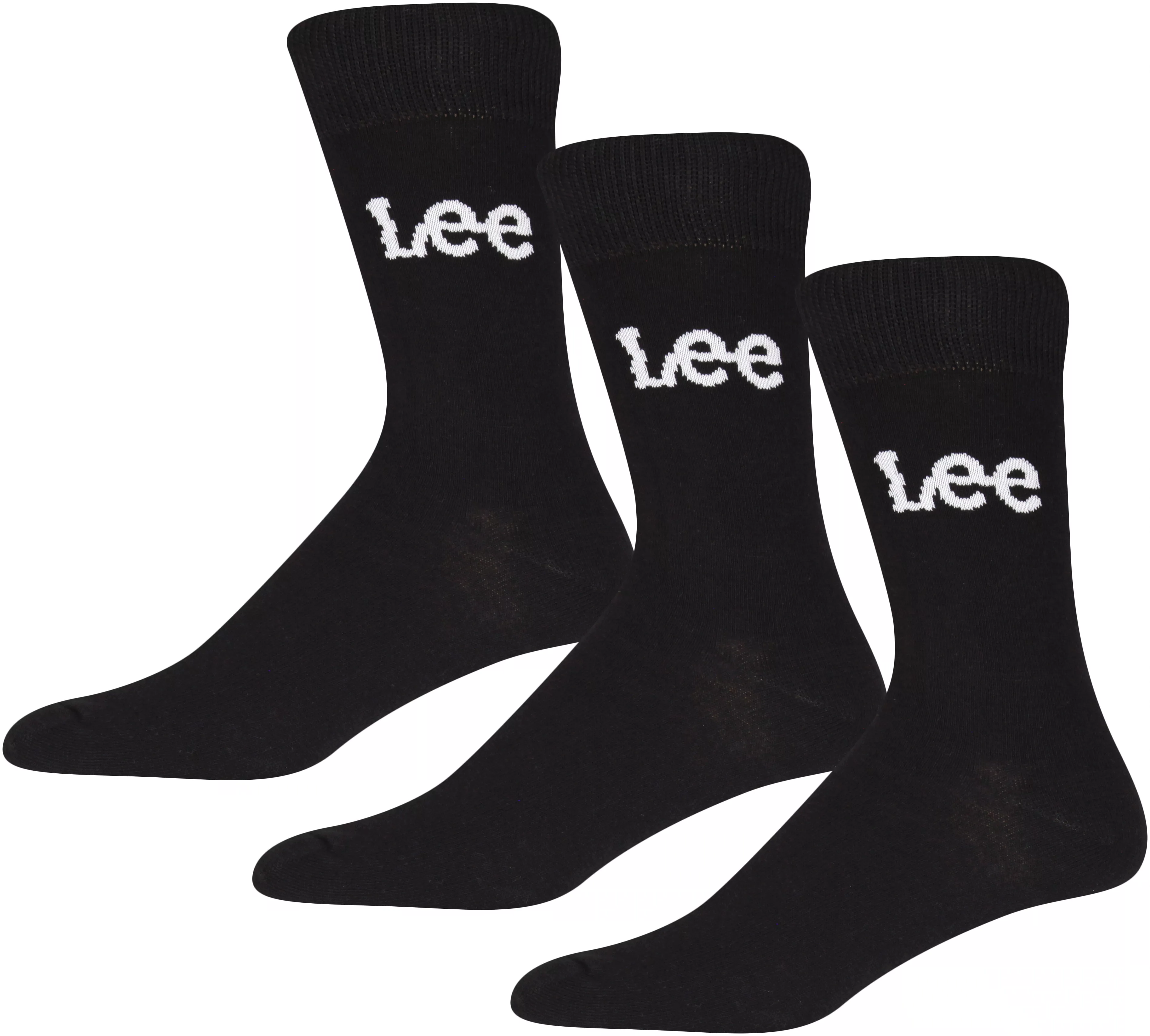 Lee Sportsocken "BILLIE", (3 Paar), atmungsaktive Baumwollmischung günstig online kaufen