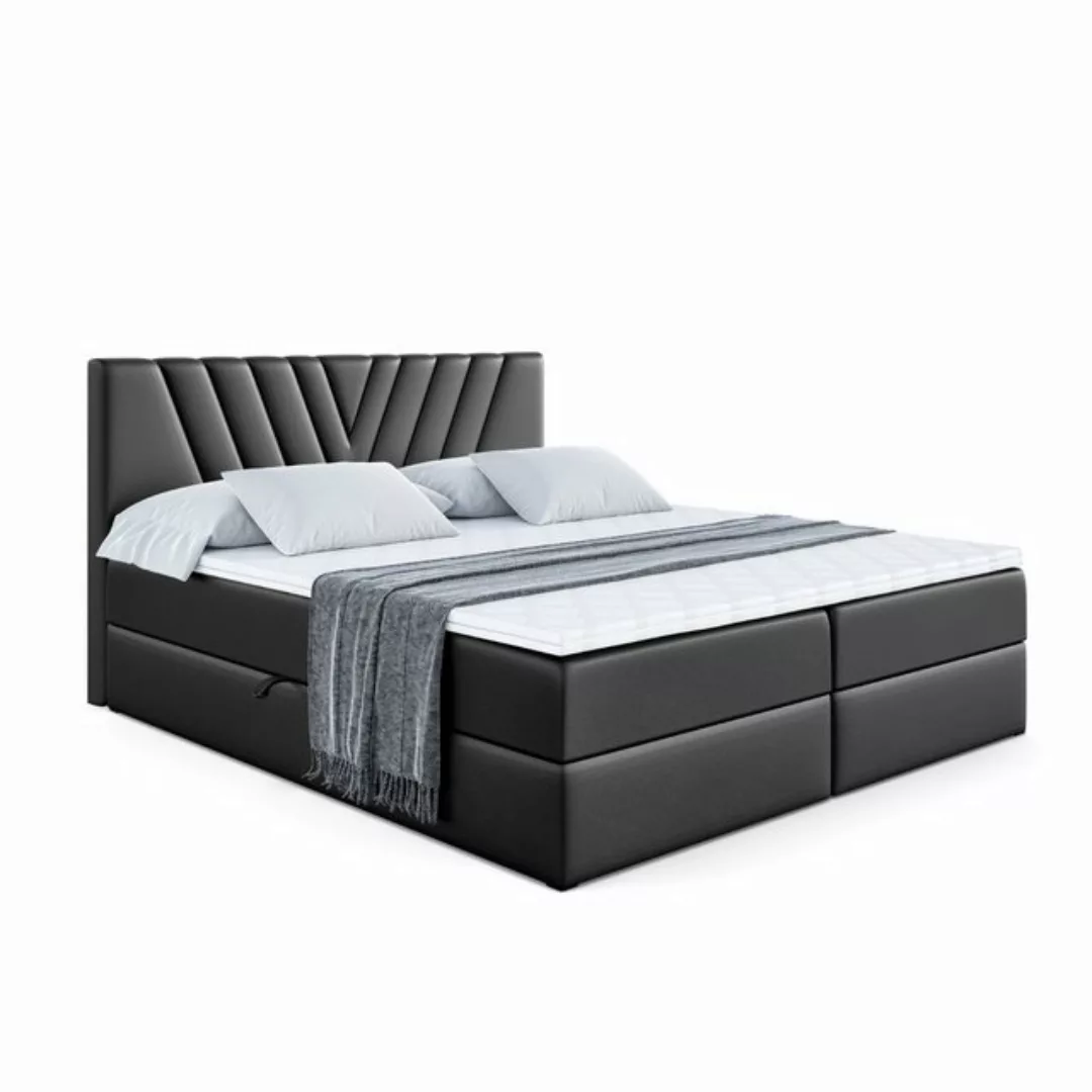 ALTDECOR Boxspringbett ERNINA (Multipocket-Matratze H4, H3 Matratze Bonellf günstig online kaufen