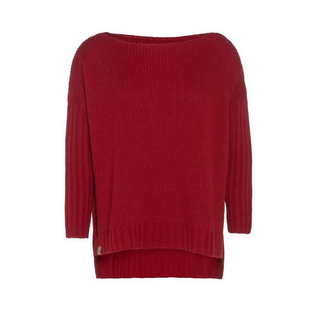 Knit Factory Strickponcho Kylie Pullover 36/44 Glatt Rot (1-tlg) Strickware günstig online kaufen