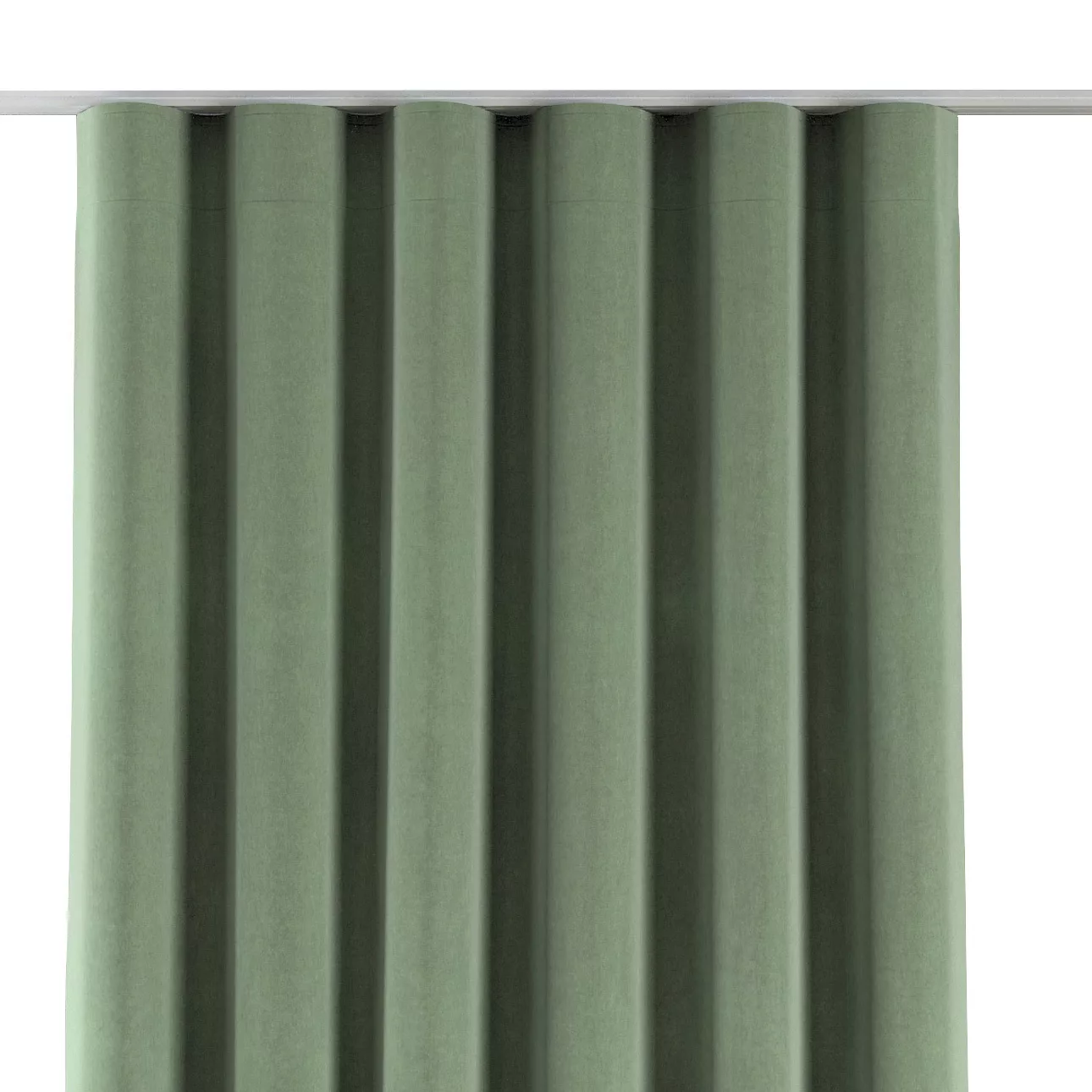 Wellenvorhang, grün, Crema (185-83) günstig online kaufen