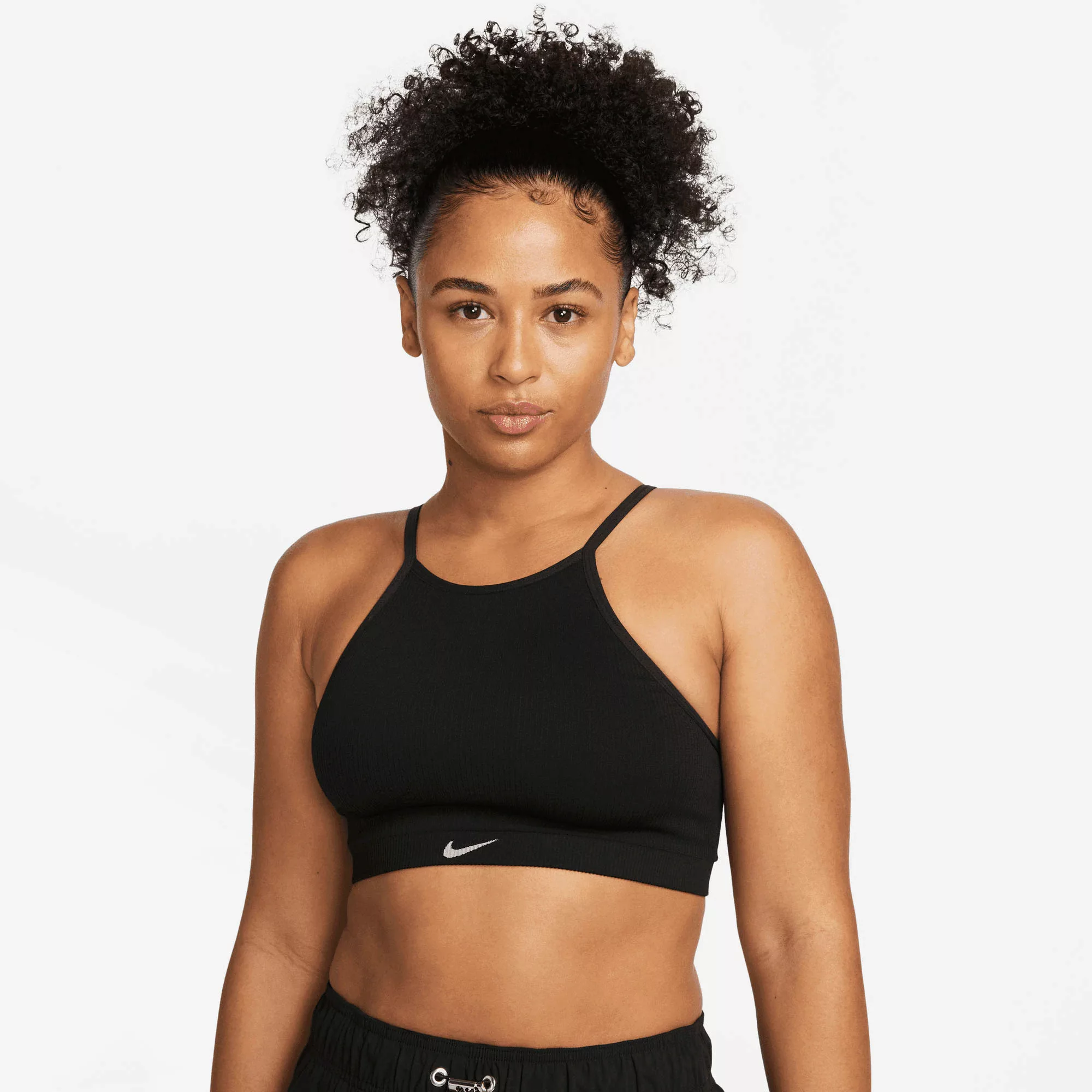 Nike Sport-BH "Dri-FIT Indy Seamless Womens Light-Support Padded Ribbed Spo günstig online kaufen