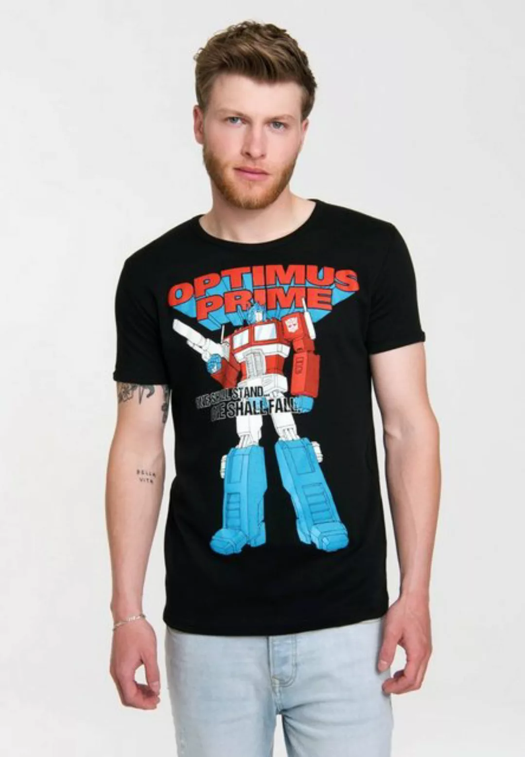LOGOSHIRT T-Shirt Transformers - Oprimus Prime - One Shall Stand mit Optimu günstig online kaufen