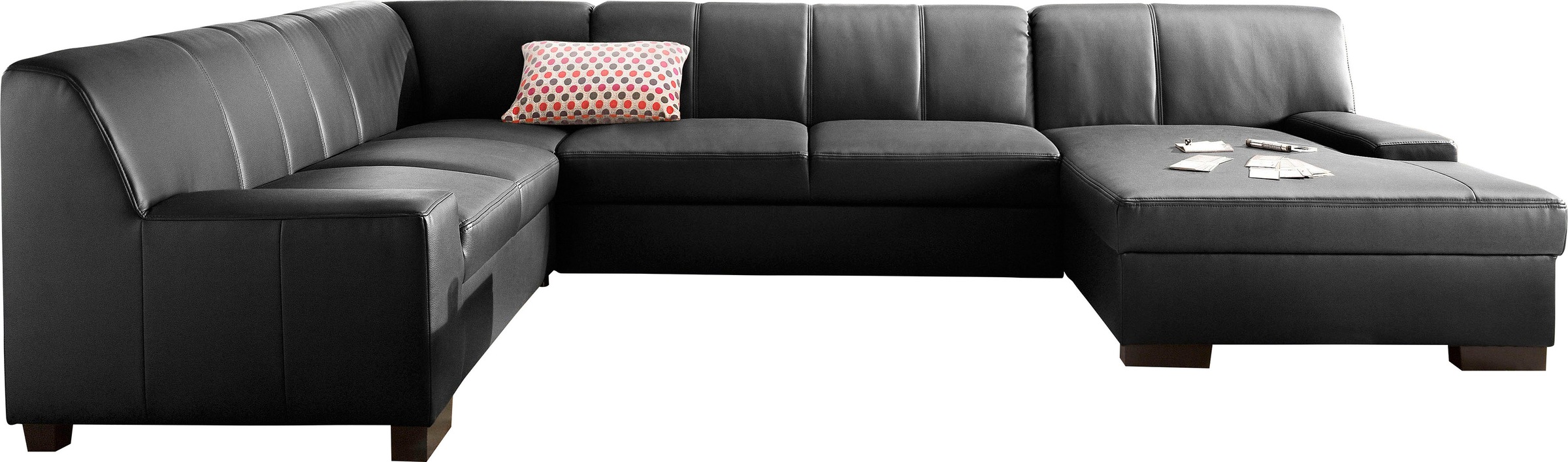 DOMO collection Wohnlandschaft "Norma Top, elegant und modern, flache Armle günstig online kaufen